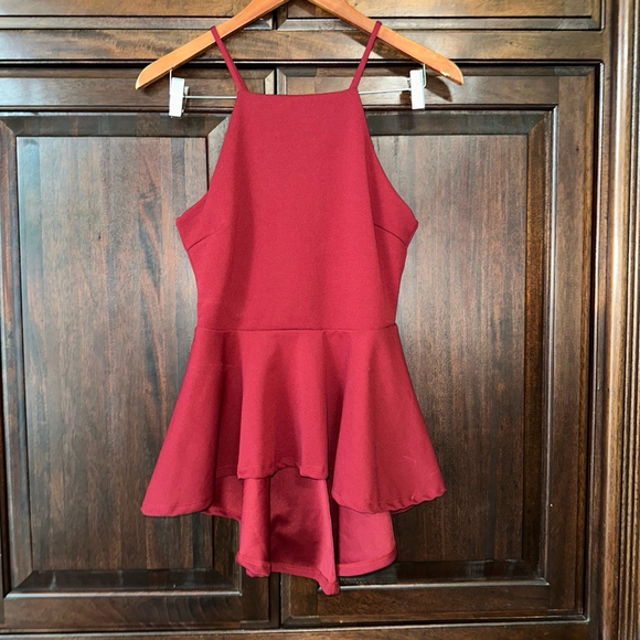 Women's Rue21 Marci Tank Blouse Size M Red New NWT - Picture 1 of 9